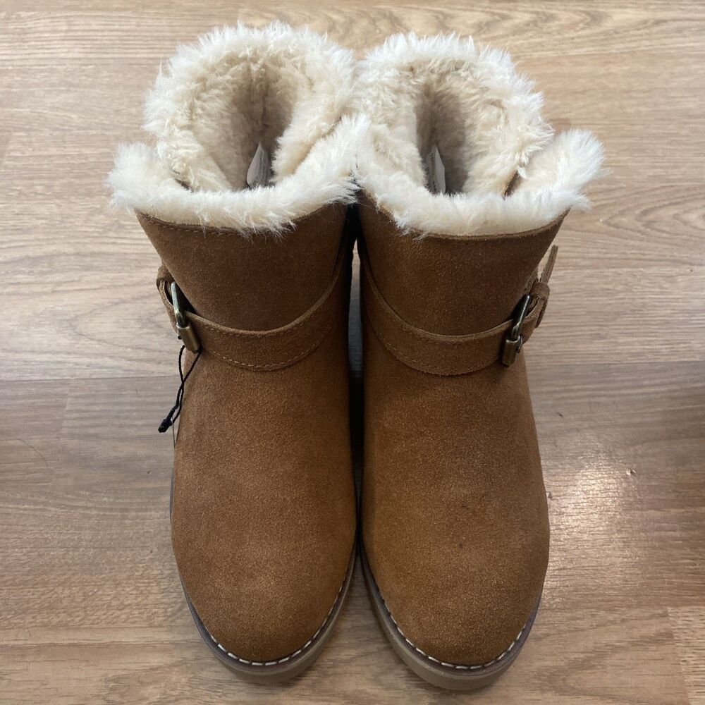 Style & Co Korri Pull-On Buckled Cold Weather Booties Chestnut Size 6M NIB - Picture 5 of 11
